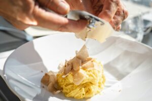 白トリュフのパスタ