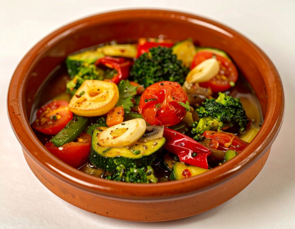 野菜のアヒージョ（Verduras al ajillo）