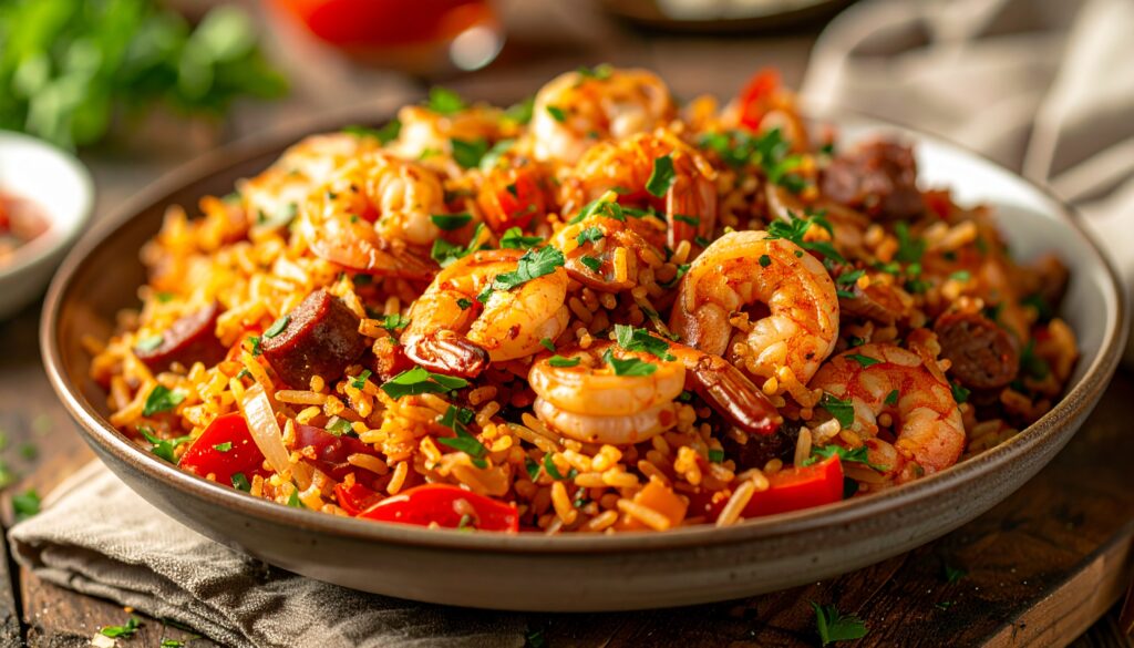 ケイジャン系ジャンバラヤ（Brown Jambalaya）