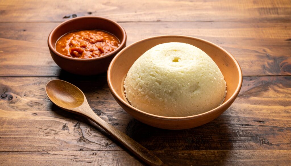 トー（Tô）は、西アフリカのサヘル地域を中心に食べられている伝統的な練り粥（ポリッジ）状の主食料理です。