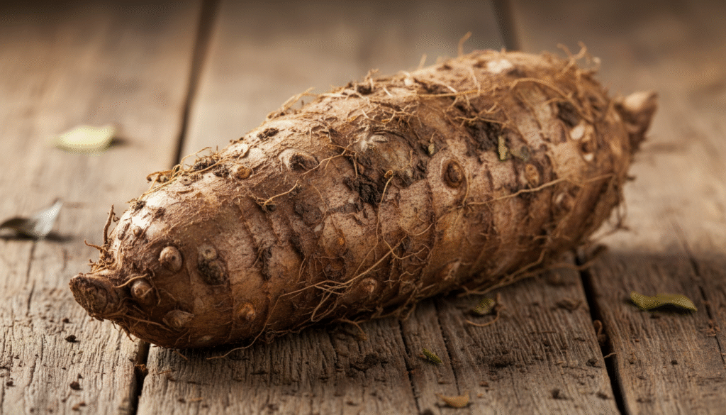 ポムタヤはスリナムで育つジャガイモの代わりとして使われるようになります。