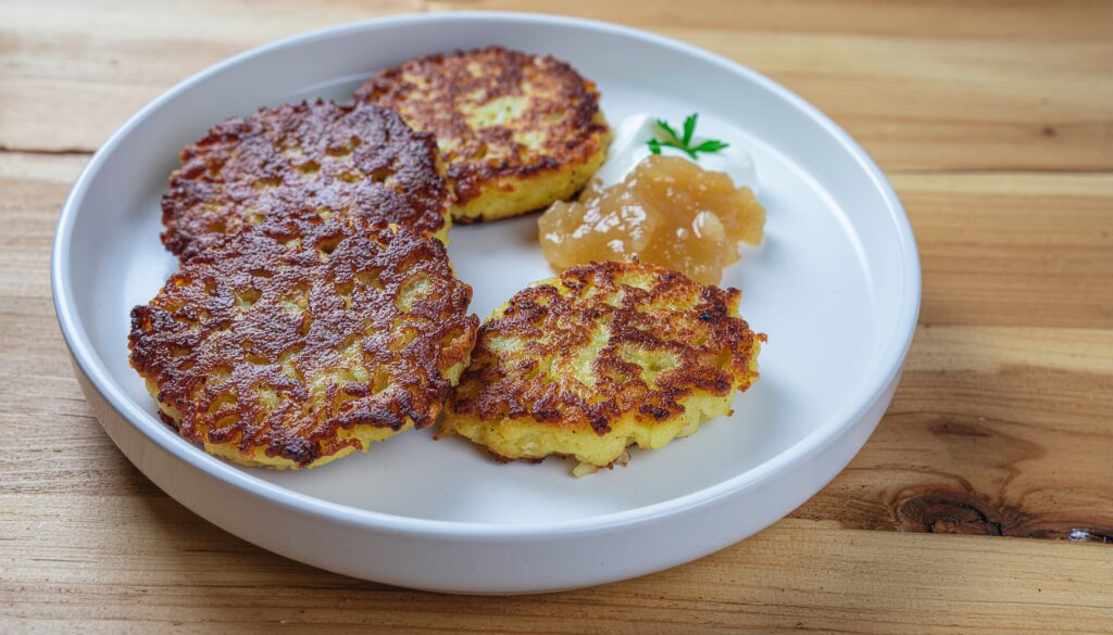 ラトケスの語源はイディッシュ語のlatkeだといわれています。