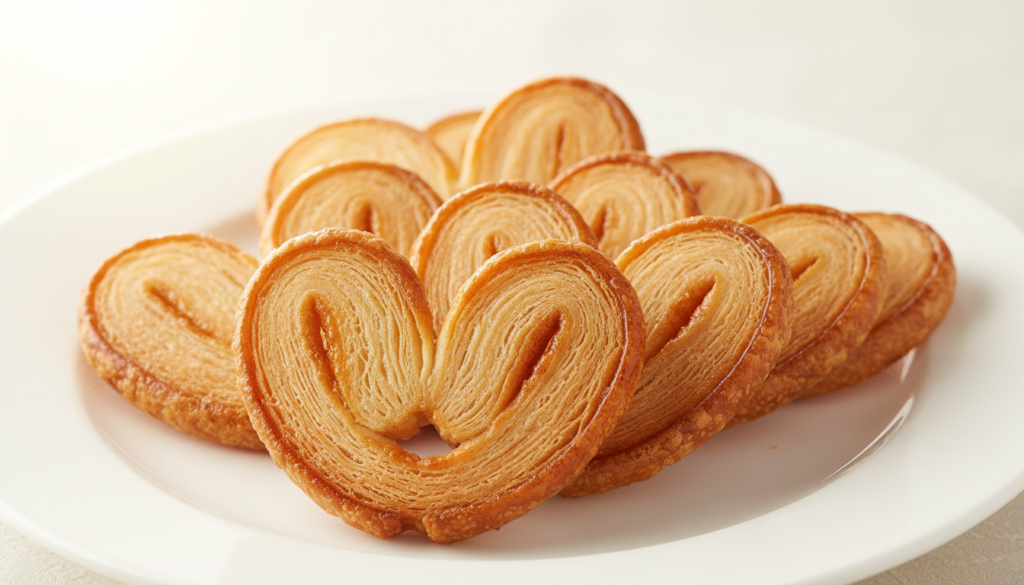 蝶のような形をしている蝴蝶酥。