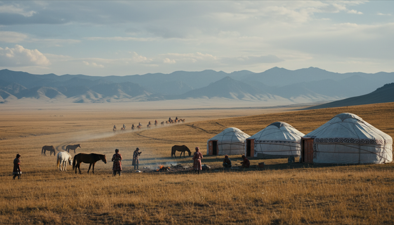 ベシュバルマクは中央アジアの遊牧生活に依存して発展しました。